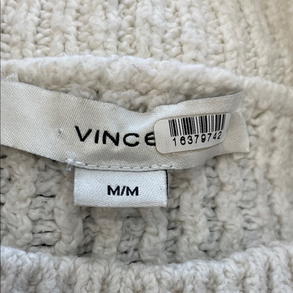 VINCE Ribbed Stripe Sweater, M - Picture 2 of 10